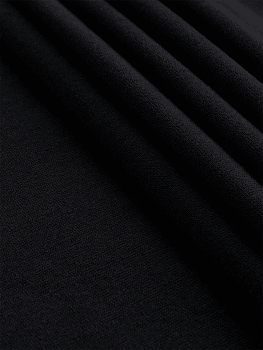 Рибана (, Черный, 95/5 хлопок/лайкра, компакт пенье, пл. 230, шир.120 см)