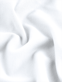 Футер 2х нитка (с эффектом велюра, Белый , 92/8 хлопок/лайкра, компакт пенье, пл. 240 г/м2, шир.180 см)