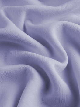 Футер 3х нитка начес (с эффектом велюра, Лиловый , 65/35 хлопок/полиэстер, компакт пенье, пл. 330 г/м2, шир.180 см)