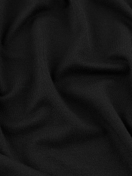 Кулирка (, Черный , 95% модал 5% эластан, компакт пенье, пл. 200 г/м2, шир.165 см)