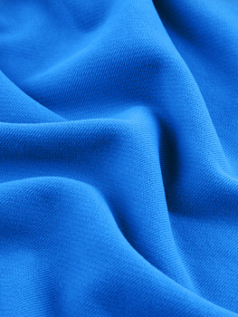 Футер 3х нитка (с эффектом велюра, Голубая лагуна , 90/10 хлопок/полиэстер, компакт пенье, пл. 320 г/м2, шир.195 см)