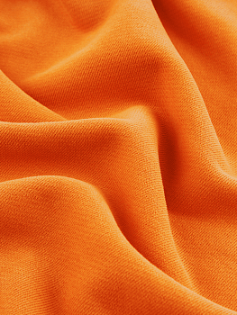 Футер 3х нитка (с эффектом велюра, Апельсиновый фреш , 90/10 хлопок/полиэстер, компакт пенье, пл. 320 г/м2, шир.195 см)