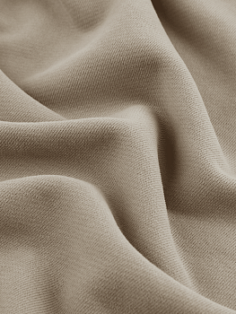 Футер 3х нитка (с эффектом велюра, Латте , 90/10 хлопок/полиэстер, компакт пенье, пл. 320 г/м2, шир.195 см)