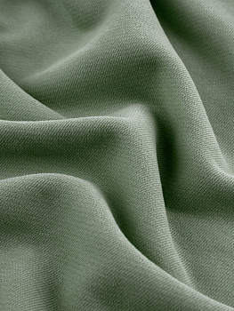 Футер 3х нитка (с эффектом велюра, Оливка , 90/10 хлопок/полиэстер, компакт пенье, пл. 320 г/м2, шир.195 см)