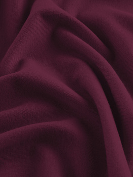 Кулирка (с эффектом велюра, Каберне , 92/8 хлопок/лайкра, компакт пенье, пл. 220 г/м2, шир.195 см)
