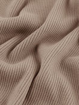 Кашкорсе (Карамель , 95/5 хлопок/лайкра, компакт пенье, пл. 360 г/м2, шир.120 см)