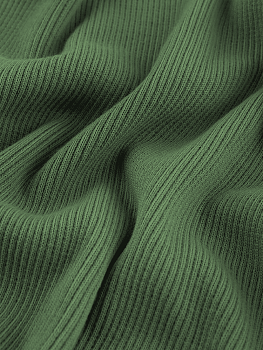 Кашкорсе (Хаки , 95/5 хлопок/лайкра, компакт пенье, пл. 420 г/м2, шир.120 см)