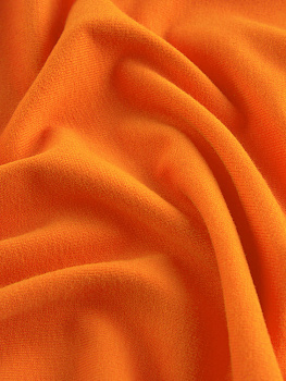 Кулирка (с эффектом велюра, Апельсиновый фреш , 92/8 хлопок/лайкра, компакт пенье, пл. 220 г/м2, шир.180 см)