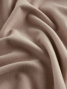 Кулирка (с эффектом велюра, Карамель , 92/8 хлопок/лайкра, компакт пенье, пл. 180 г/м2, шир.180 см)