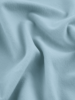 Кулирка (с эффектом велюра, Небесный , 92/8 хлопок/лайкра, компакт пенье, пл. 220 г/м2, шир.180 см)