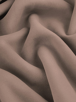 Футер 3х нитка начес (с эффектом велюра, Какао , 65/35 хлопок/полиэстер, компакт пенье, пл. 330 г/м2, шир.180 см)