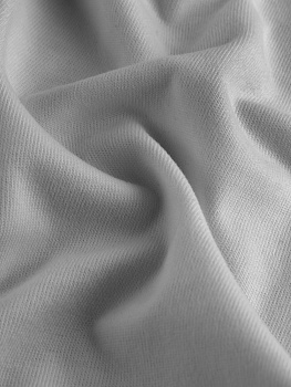 Рибана (с эффектом велюра, Стальной, 95/5 хлопок/лайкра, компакт пенье, пл. 400, шир.180 см)