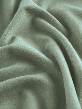 Кулирка (с эффектом велюра, Оливка , 92/8 хлопок/лайкра, компакт пенье, пл. 220 г/м2, шир.180 см)