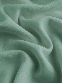 Футер 3х нитка начес (с эффектом велюра, Полынь , 65/35 хлопок/полиэстер, компакт пенье, пл. 330 г/м2, шир.180 см)