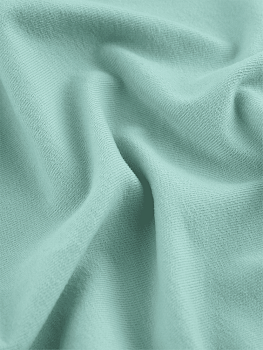 Кулирка (с эффектом велюра, Морозная мята , 92/8 хлопок/лайкра, компакт пенье, пл. 220 г/м2, шир.180 см)