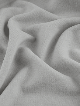 Футер 3х нитка (с эффектом велюра, Пепел , 90/10 хлопок/полиэстер, компакт пенье, пл. 320 г/м2, шир.195 см)