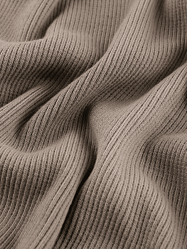 Кашкорсе (Тауп , 95/5 хлопок/лайкра, компакт пенье, пл. 420 г/м2, шир.120 см)