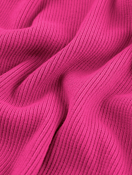 Кашкорсе (Яркая фуксия , 95/5 хлопок/лайкра, компакт пенье, пл. 420 г/м2, шир.120 см)