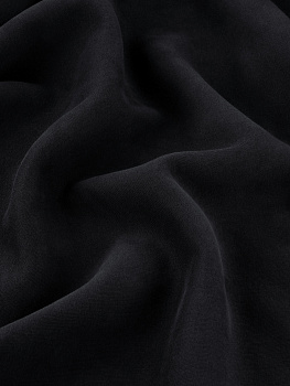 Футер 3х нитка начес (с эффектом велюра, Черный , 65/35 хлопок/полиэстер, компакт пенье, пл. 330 г/м2, шир.180 см)