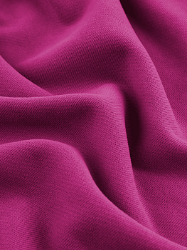 Футер 3х нитка (с эффектом велюра, Холодная фуксия , 90/10 хлопок/полиэстер, компакт пенье, пл. 320 г/м2, шир.195 см)