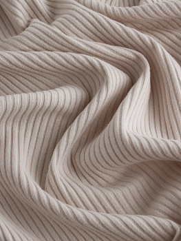 Лапша (с эффектом велюра, Латте , 95/5 хлопок/лайкра, , пл. 230 г/м2, шир.90 см,2/1мм)