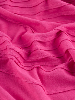Кулирка (с защипами, Яркая фуксия , 90/10 хлопок/полиэстер, компакт пенье, пл. 190 г/м2, шир.170 см)