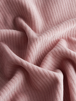 Вельвет трикотажный (Пудра 80/20 хлопок/полиэстер компакт пенье 250 175)