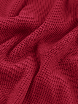 Кашкорсе (Красный , 95/5 хлопок/лайкра, компакт пенье, пл. 420 г/м2, шир.120 см)