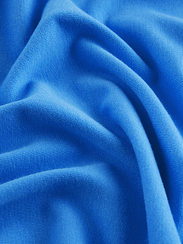 Кулирка (с эффектом велюра, Голубая лагуна , 92/8 хлопок/лайкра, компакт пенье, пл. 220 г/м2, шир.180 см)