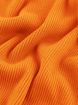 Кашкорсе (Апельсиновый фреш , 95/5 хлопок/лайкра, компакт пенье, пл. 360 г/м2, шир.120 см)