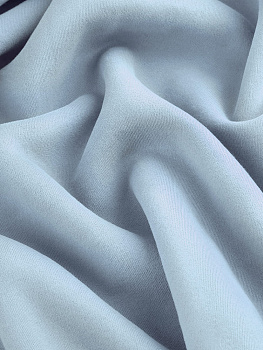 Футер 3х нитка начес (с эффектом велюра, Небесный , 65/35 хлопок/полиэстер, компакт пенье, пл. 330 г/м2, шир.180 см)