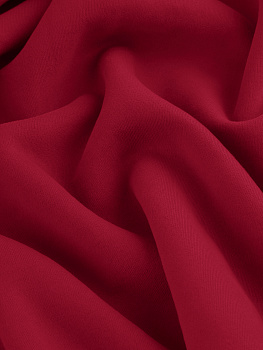 Футер 3х нитка начес (с эффектом велюра, Красный , 65/35 хлопок/полиэстер, компакт пенье, пл. 330 г/м2, шир.180 см)