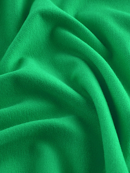 Кулирка (с эффектом велюра, Зеленое яблоко , 92/8 хлопок/лайкра, компакт пенье, пл. 220 г/м2, шир.180 см)