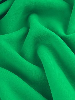 Футер 3х нитка начес (с эффектом велюра, Зеленое яблоко , 65/35 хлопок/полиэстер, компакт пенье, пл. 330 г/м2, шир.180 см)