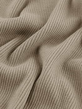 Кашкорсе (Латте , 95/5 хлопок/лайкра, компакт пенье, пл. 360 г/м2, шир.120 см)