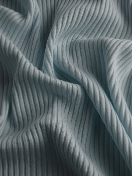 Лапша (с эффектом велюра, Зимнее небо , 95/5 хлопок/лайкра, , пл. 230 г/м2, шир.90 см,2/1мм)