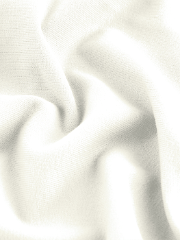 Футер 2х нитка (с эффектом велюра, Молочный , 92/8 хлопок/лайкра, компакт пенье, пл. 240 г/м2, шир.180 см)