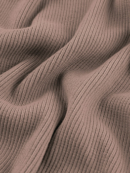 Кашкорсе (Какао , 95/5 хлопок/лайкра, компакт пенье, пл. 420 г/м2, шир.60 см)