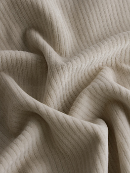 Вельвет трикотажный (Латте 80/20 хлопок/полиэстер компакт пенье 250 175)