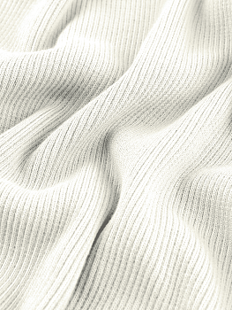 Кашкорсе (Молочный , 95/5 хлопок/лайкра, компакт пенье, пл. 420 г/м2, шир.120 см)