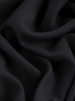Лён (Черный, 100 % лён, пл. 190 г/м2, шир.145 см)